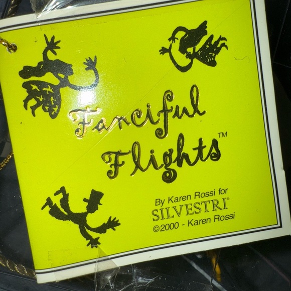 Silvestri Fanciful Flight ZEBRA SHOPPER Ornament by Karen Rossi NEW - Picture 4 of 13